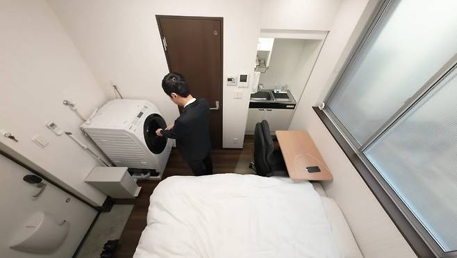 일본 도쿄의 마이크로 아파트