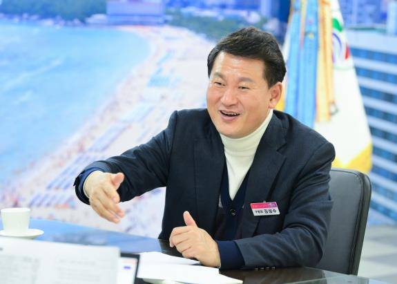 김성수 해운대구청장. 부산 해운대구 제공