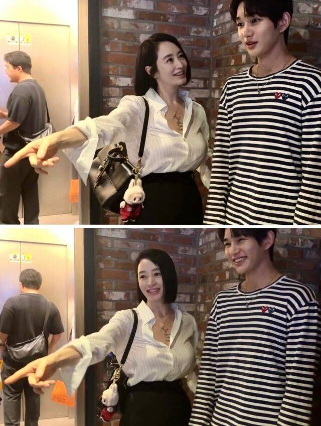 배우 김혜수(왼쪽)와 윤상현 / 김혜수 인스타그램