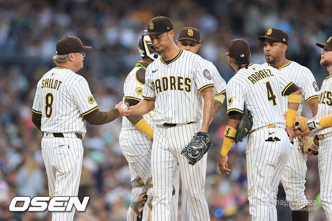 [사진] 샌디에이고 다르빗슈 유. ⓒGettyimages(무단전재 및 재배포 금지)