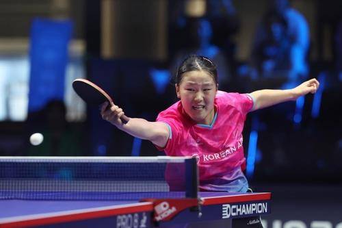 대한항공 18세 수비수 이승은의 경기 장면 [한국프로탁구연맹 제공. 재판매 및 DB 금지]