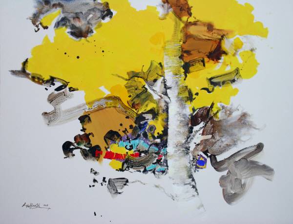 임현오 자작나무 그늘 - 내 마음의 풍경 145.5cm x 112.1cm 2019