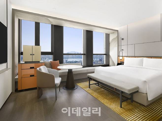 풀만 앰배서더 서울 이스트폴 객실 (사진=풀만호텔앤리조트)