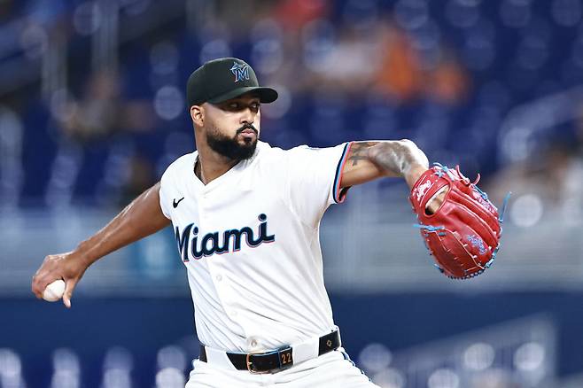 마이애미 말린스 샌디 알칸타라. AFP연합뉴스