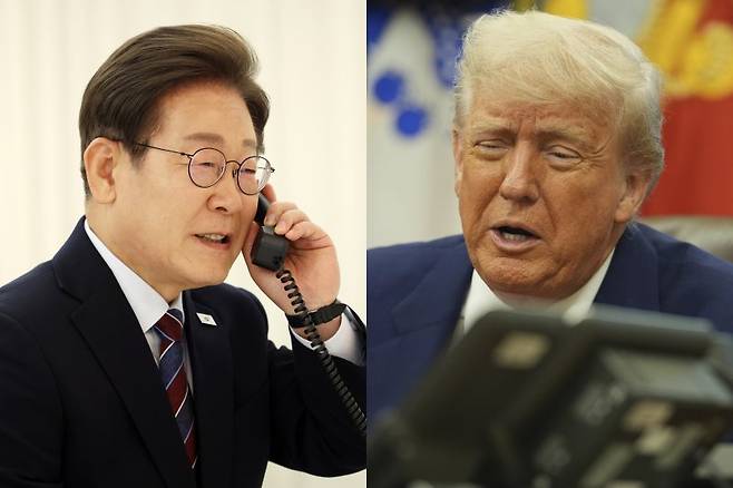 이재명 대통령과 도널드 트럼프 미국 대통령. 사진=뉴시스