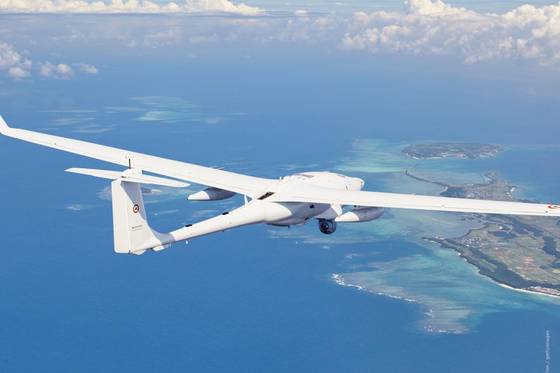 사프란의 중고도 무인기 패트롤러 해상형. 사프란