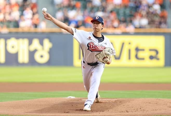 두산 베어스 투수 최민석. /사진=두산 베어스 제공