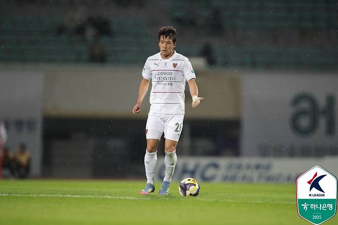 포항 스틸러스 이태석. /사진=한국프로축구연맹 제공