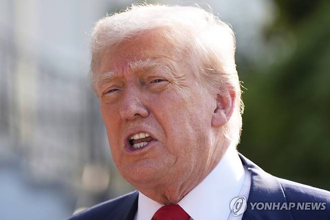 트럼프 미국 대통령 [AP 연합뉴스 자료사진. 재판매 및 DB 금지]