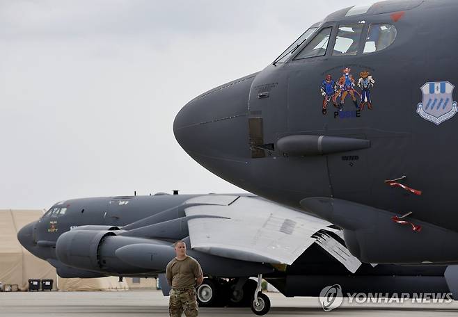 미국 B-52 폭격기 [EPA 연합뉴스 자료사진. 재판매 및 DB 금지]