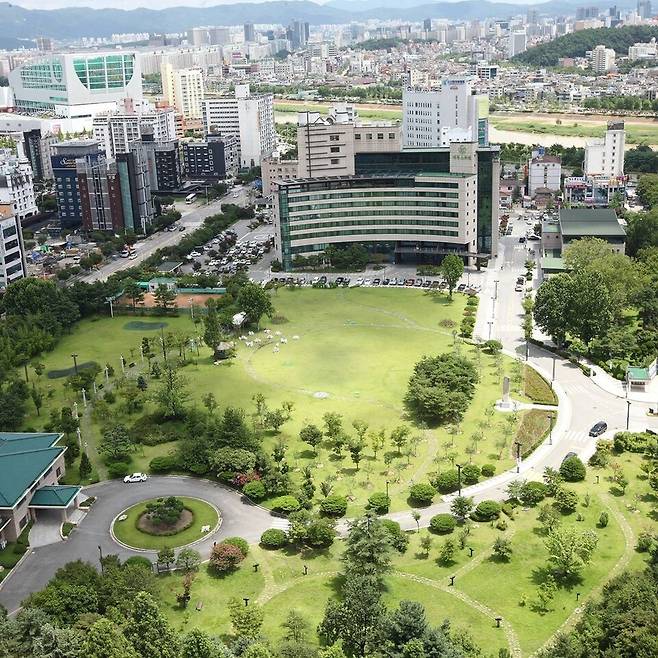 계룡스파텔 전경. 계룡스파텔 제공.