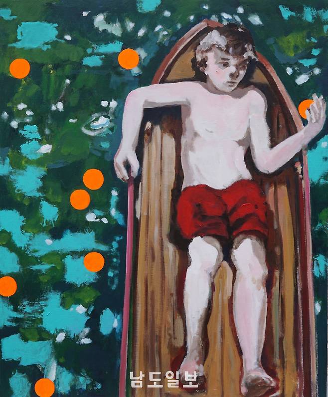 이인성 作 'Surf'(90.9x72.7㎝, Acrylic on canvas, 2024)