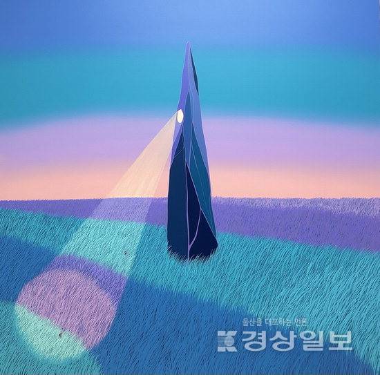 ▲ 신가윤 작가 'Color Grass, crossed laye'