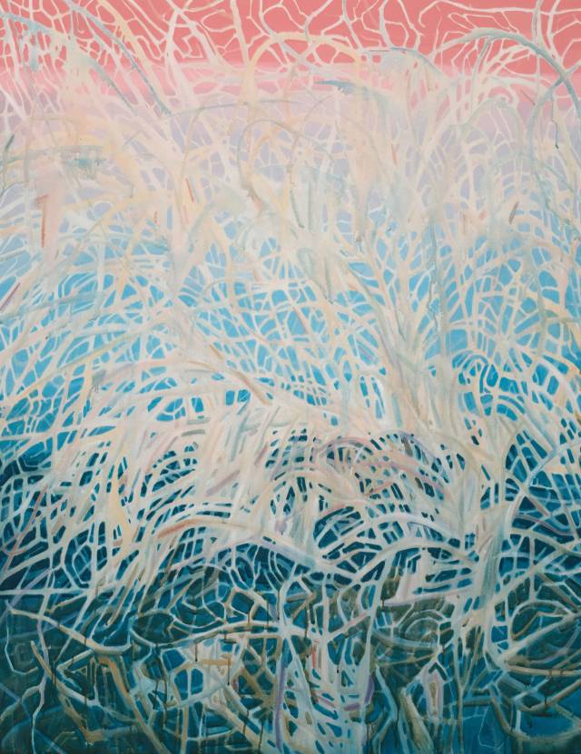 이재호, 지나치는 풍경, 2025, 캔버스에 아크릴릭, 145.5×112.1cm