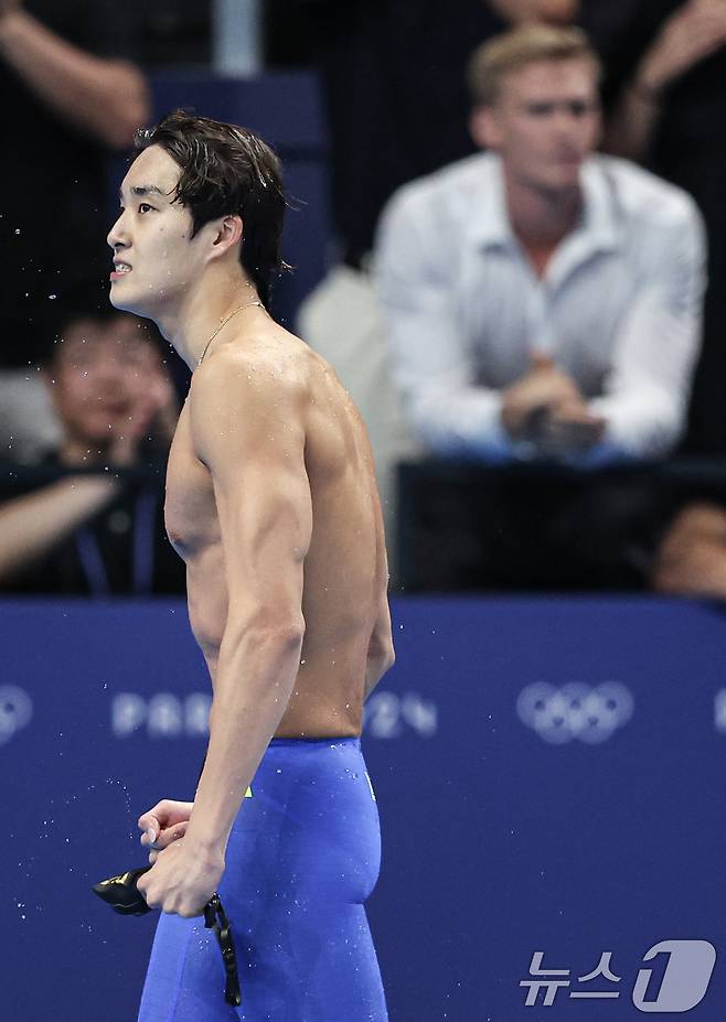 김우민은 2024 도하 세계선수권, 2024 파리 올림픽, 2025 싱가포르 세계선수권 등 메이저 대회 자유형 400m에서 모두 입상했다. 2024.7.28/뉴스1 ⓒ News1 이동해 기자