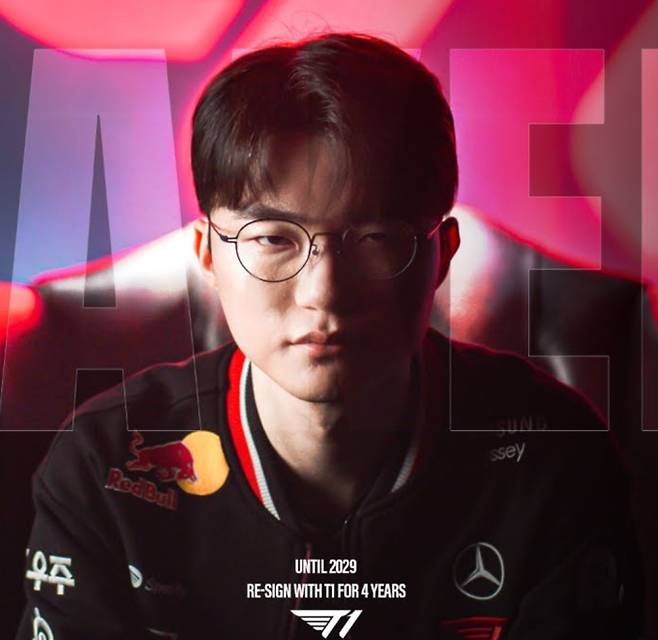 이상혁 '페이커', 재계약 T1과 4년&nbsp; ©T1