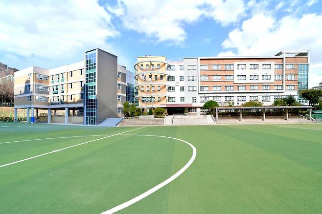 부산 기장군 신정고 전경. 부산시교육청 제공