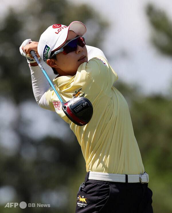 2025년 미국여자프로골프(LPGA) 투어 ISPS한다 스코틀랜드 여자오픈 우승 접전 끝에 단독 2위로 마친 김효주 프로. 사진제공=ⓒAFPBBNews = News1 (사진을 무단으로 사용하지 마십시오)