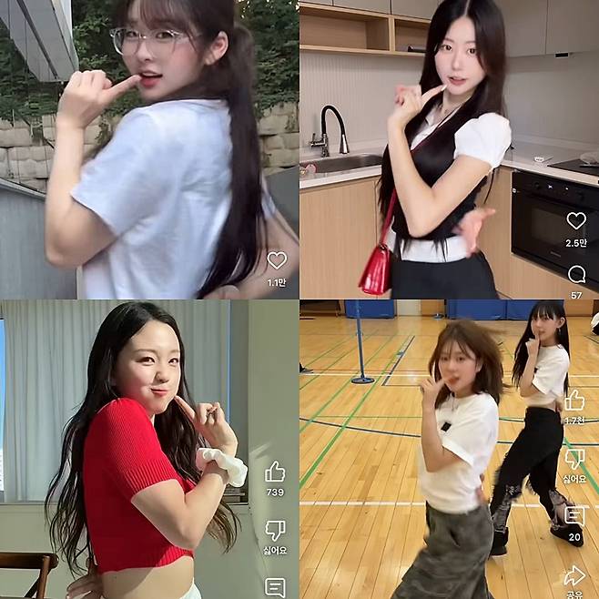 사진=크리에이터 단비, 융덕, 아림찌, 찬이 SNS 캡처.