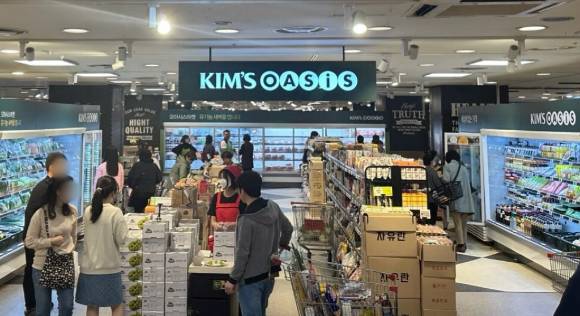 오아시스와 이랜드리테일이 함께 운영하는 킴스오아시스 2호점 전경. [사진=오아시스마켓]