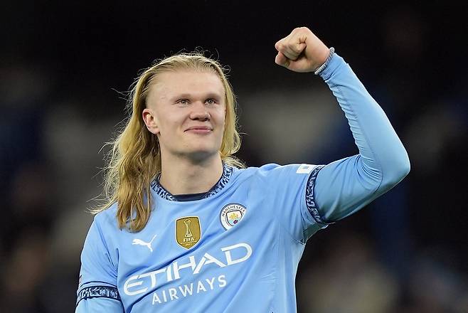 노르웨이 출신 맨시티 공격수 홀란. [EPA=연합뉴스]