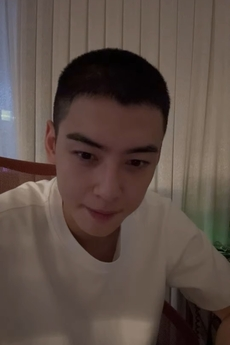 ▲ 유튜브를 통해 입대를 알리는 차은우 [차은우 유튜브 채널 캡처. 재판매 및 DB 금지]