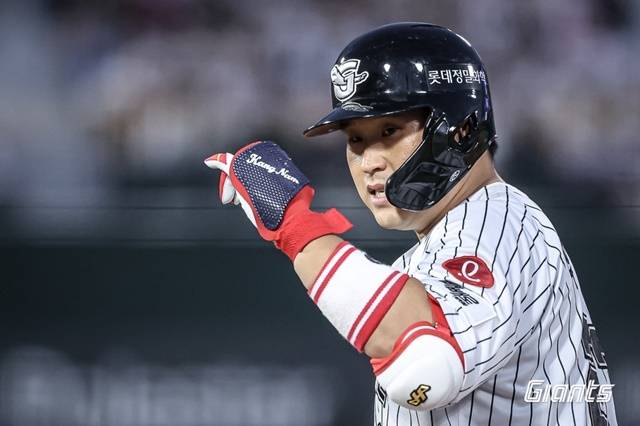 유강남은 27일 부산 KIA전에서 좋은 타격감을 과시했다. 사진=롯데 제공