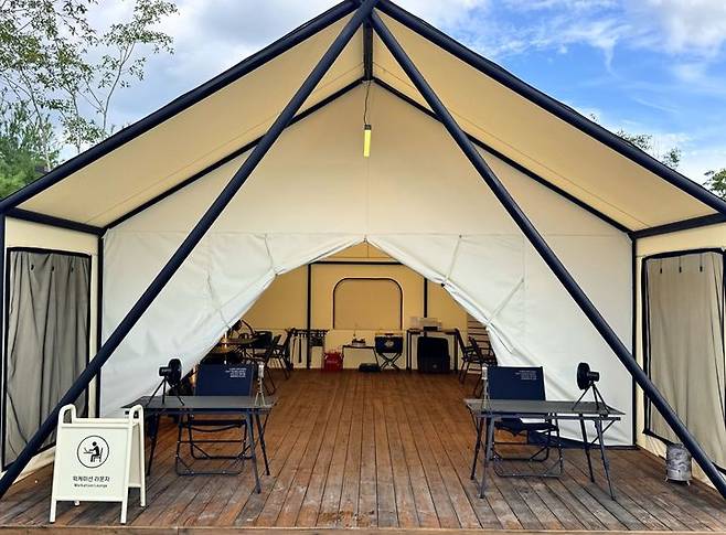 [수원=뉴시스] 파주 평화누리캠핑장. (사진=경기도 제공) 2025.07.28.photo@newsis.com *재판매 및 DB 금지