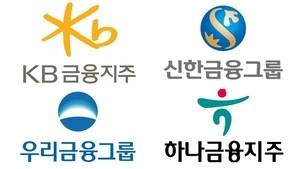 4대 금융지주 로고