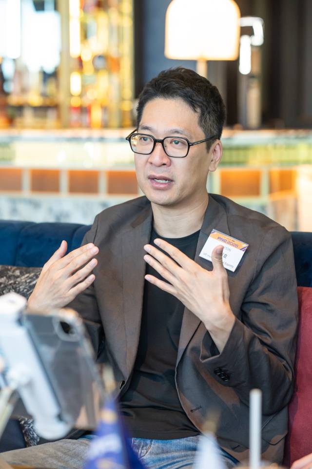 이민호 크래프톤 PUBG e스포츠 총괄이 사업 전략을 소개하고 있다. 김성태 기자