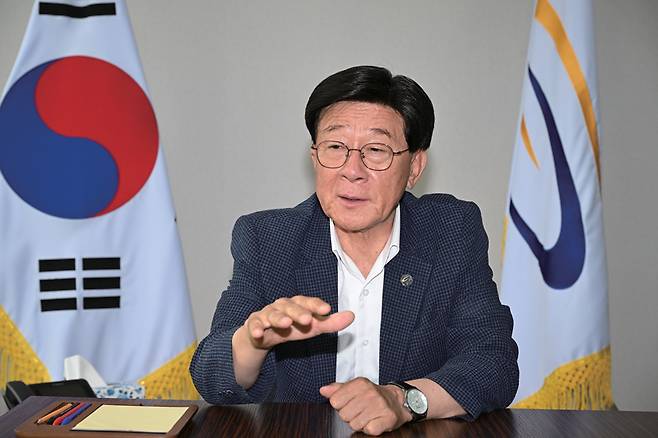 정종복 기장군수는 최근 시사저널과의 인터뷰에서 남은 임기 동안 생활밀착형 사업을 강화하겠다고 밝혔다. ⓒ기장군 제공