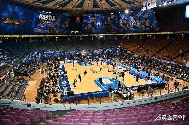 잠실실내체육관의 전경. 사진제공｜KBL