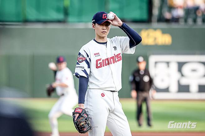 ▲ 홍민기 ⓒ롯데 자이언츠