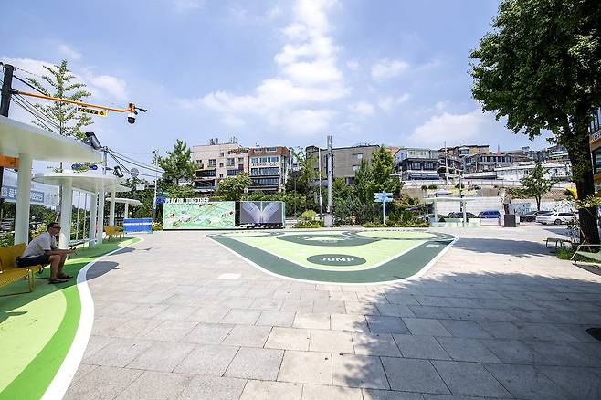 이태원 관광특구 녹사평관장 경관디자인 조성 [용산구 제공. 재판매 및 DB 금지]