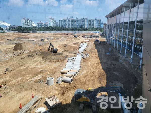 킨텍스 제3전시장 건립 현장 [사진=곽경호 기자]