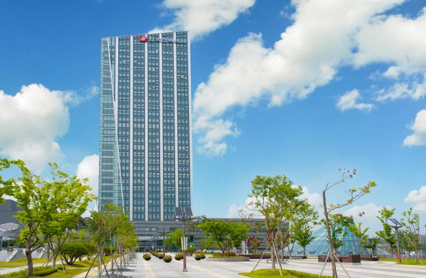 나주시 빛가람동 한전 본사 전경.<한전 제공>