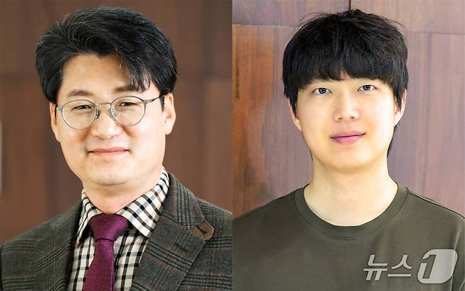 전창덕 교수, 서원창 박사과정생(왼쪽부터)(지스트 제공,재판매 및 DB 금지)/뉴스1