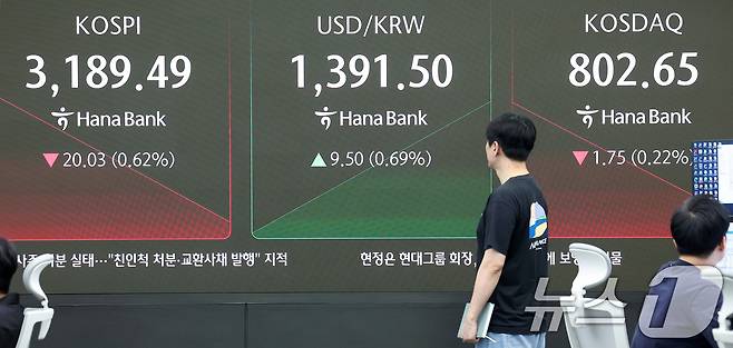 서울 중구 하나은행 본점./뉴스1 ⓒ News1 김성진 기자