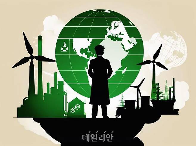 환경부 기후정책과 산업부 에너지정책을 총괄하는 신설 부서에 대한 논의가 본격화하고 있다. ⓒ데일리안 AI 이미지 삽화