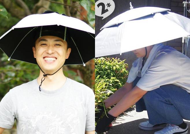 일본에서 ‘쓰는 양산’이 무더위 대책으로 재조명받으며 품절 사태까지 이어지고 있다. 구급의학 전문가도 머리 보호가 열사병 예방에 중요하다고 강조하며, 실용성 높은 제품으로 평가했다. (사진=카부루 카사 판매 홈페이지 캡처)