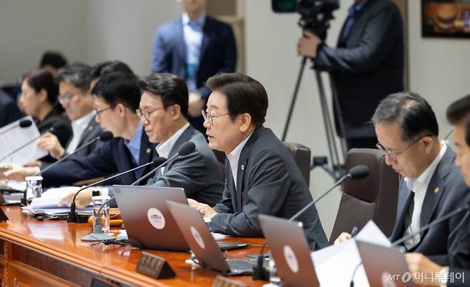 이재명 대통령이 29일 서울 용산 대통령실 청사에서 열린 국무회의에서 발언하고 있다. (대통령실 제공. 재판매 및 DB 금지) 2025.7.29/사진=뉴스1  Copyright (C) 뉴스1. All rights reserved. 무단 전재 및 재배포,  AI학습 이용 금지.