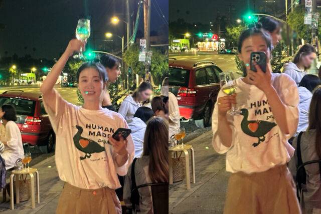 김히어라가 해외여행 중 사진을 올렸다. / 김히어라 소셜미디어