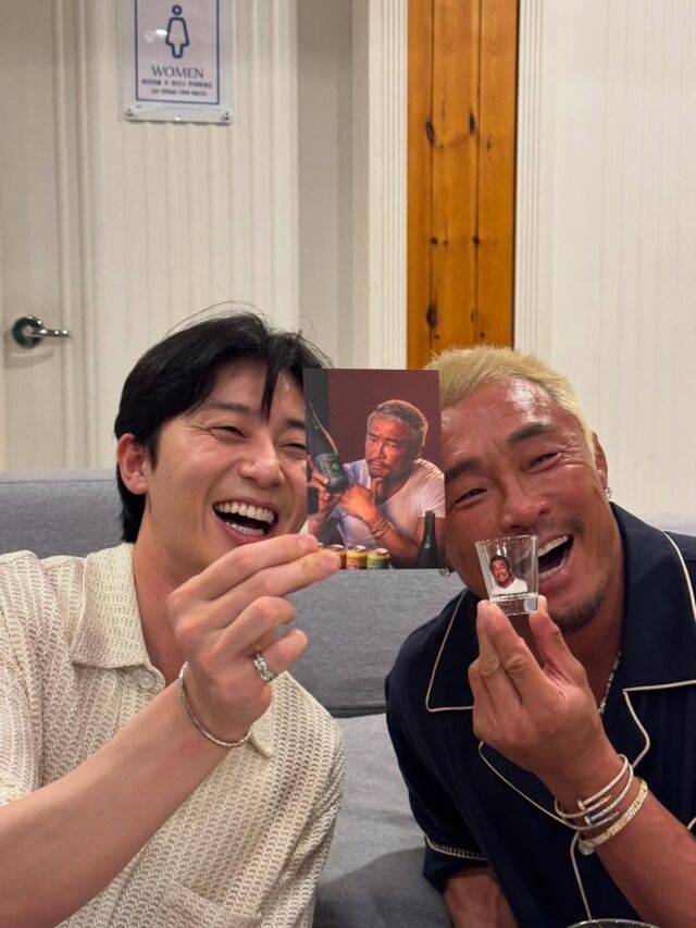 배우 박서준이 추성훈에게 특별한 생일 선물을 전했다. / 추성훈 인스타그램 캡처