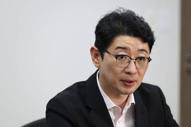 주진우 국민의힘 의원이 28일 국회 의원회관 사무실에서 시사저널과 인터뷰를 하고 있다. ⓒ시사저널 박은숙