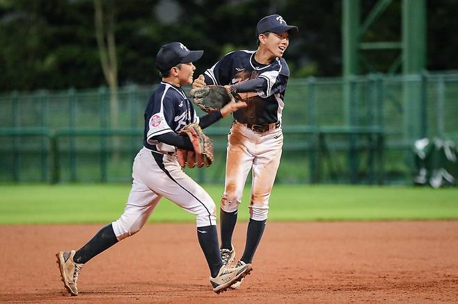 대표팀은 28일 대만 타이난에서 열린 ‘2025 WBSC U12 야구월드컵’ 예선 B조 4차전 미국전에서 6-2로 승리했다. 이날 승리로 슈퍼라운드 진출을 확정했다. 사진출처|WBSC 공식 홈페이지