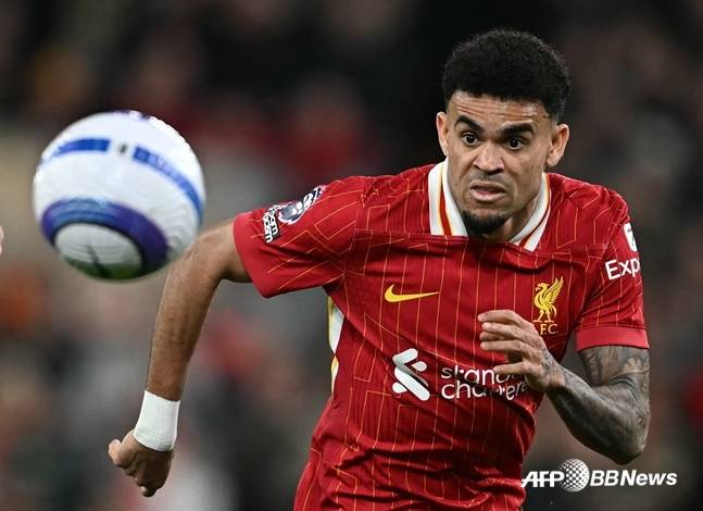 리버풀 공격수 루이스 디아스. /AFPBBNews=뉴스1