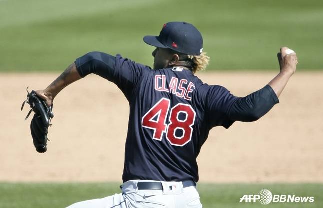 클리블랜드의 엔마누엘 클라세. /AFPBBNews=뉴스1