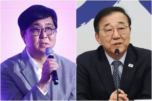 ◇최휘영 문체부 장관 후보자(왼쪽)와 김윤덕 국토부 장관 후보자[연합뉴스 자료사진]