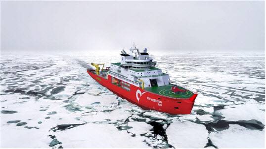 차세대 쇄빙 연구선 조감도 (사진=해수부)