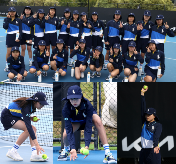 기아 볼키즈로 선발되어 올해 호주오픈에서 활약한 유소년들